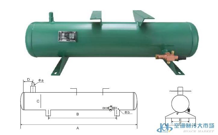 浙江sxac系列卧式贮液器_储液器_温岭市三金机电厂