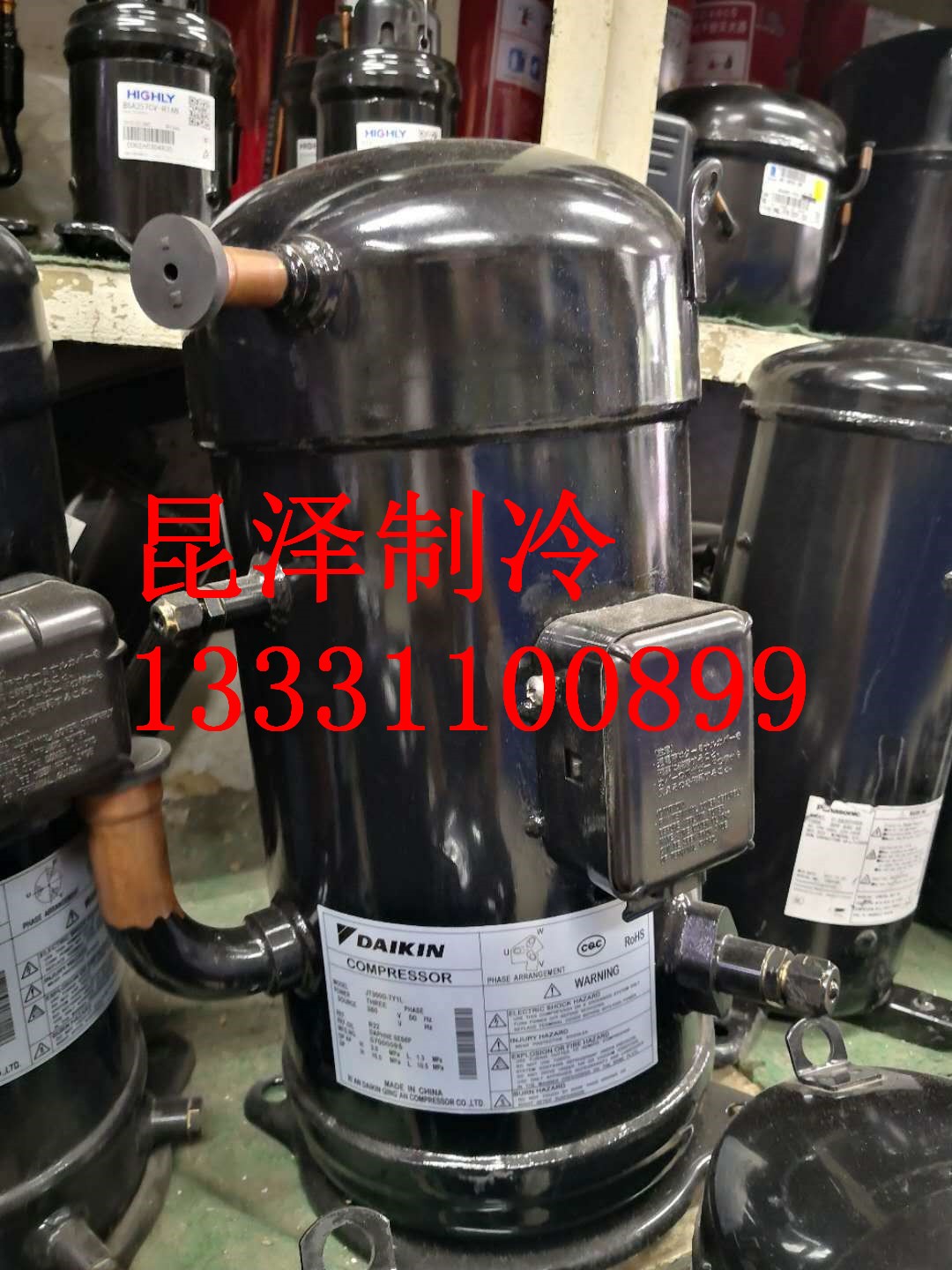 大金压缩机jt335d-p1ye压缩机jt315d-p1ye大金12匹涡旋压缩机